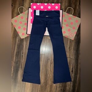 NWT VS PINK Size SMALL Foldover Waist Flare Legging.